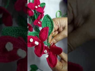 Crochet Bougainvillea| Tutorial is coming soon