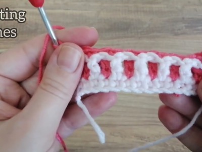 Crochet Double Sided Knitting - Tığ İşi Çift Taraflı Model #knitting #crochet #pattern