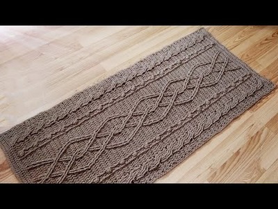 Crochet home rug #52.crochet bed runner.Alfombra doméstica de ganchillo