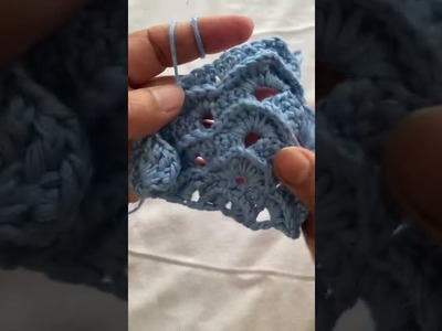 Crochet Triangle shawl # shorts #youtubeshorts