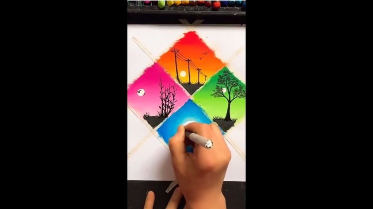 Diy art painting, Diy canvas art, Creative painting | best drawing tutorials Video