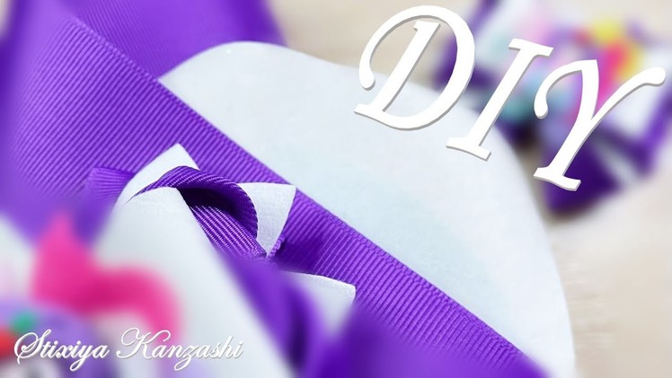 DIY. BRIGHT and STYLISH bows. RIBBON and SUEDE bows. EASY