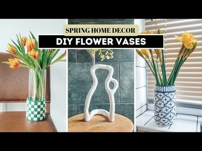 DIY HOME DECOR VASE - Three Ideas For Spring Decorating