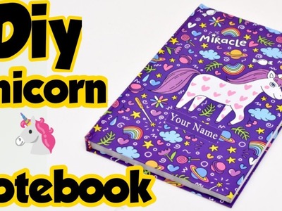 Diy Notebook.homemade unicorn ???? notebook.how to make notebook at home.paper craft.diy unicorn dairy
