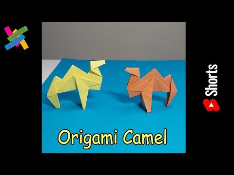 DIY Origami CAMEL | How to make paper camel | Fold tutorial #Shorts