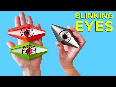 DIY Origami Paper Eye | How to Make Paper Blinking Eye