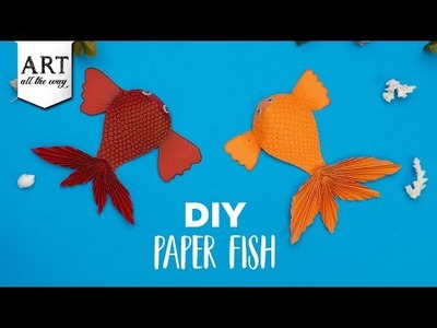 DIY Origami Paper Fish | Creative Paper Crafts | Nursery Kids Crafts | Home Decoration Ideas | Easy