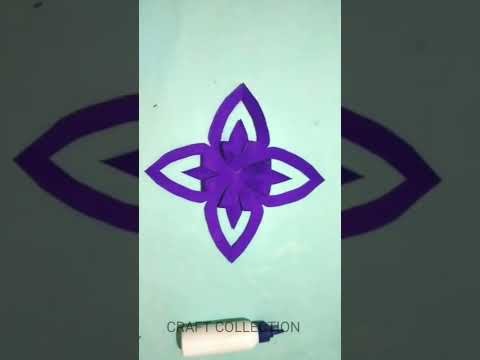 Easy wall hanging flower using paper.simple wall handing.DIY crafts for room decor ideas#shorts