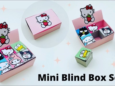 ????Homemade Hello Kitty Mini Blind Box Set. DIY Paper Gift Ideas. Paper Craft. Blind Bags #craft