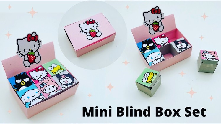 ????Homemade Hello Kitty Mini Blind Box Set. DIY Paper Gift Ideas. Paper Craft. Blind Bags #craft