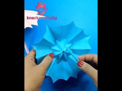 How to Make Origami Umbrella That Open and Closes   DIY Paper Umbrella Easy Instructions