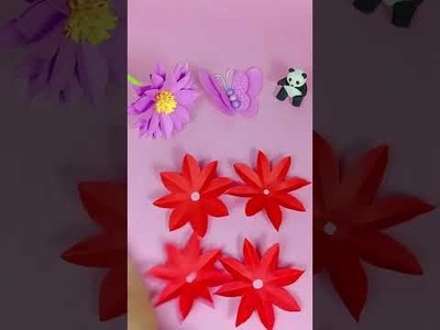 How to make paper flowers. paper flower making diy. home decor ideas. homemade paper flower
