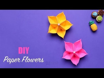 How to Make Paper Flowers | Flower Making | Easy Paper Flowers