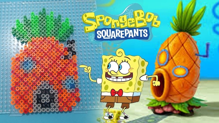 How to make Perfect Spongebob's Pineapple House | Perler Beads