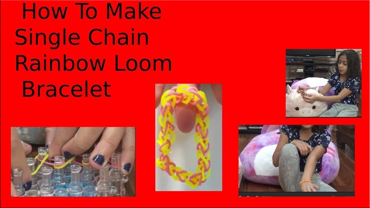 How To Make Rainbow loom Band | Bracelet For Kids