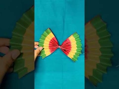 How to make watermelon fan||Origami craft||#shorts #trending