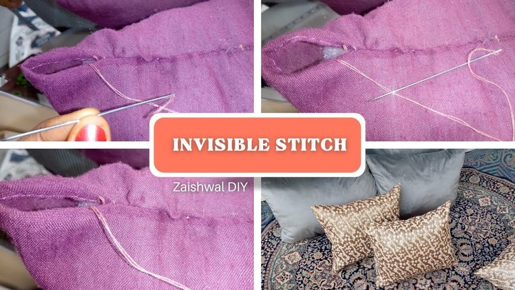 INVISIBLE STITCH HAND SEWING TUTORIAL