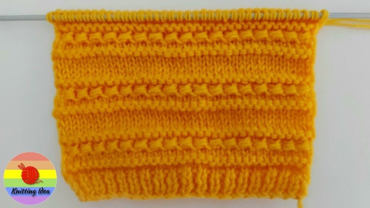Knitting Stitch Pattern For Gents Sweater.Jacket | Knitting Idea