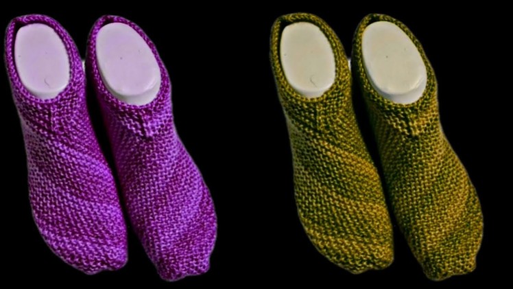 Ladies socks knitting in hindi | one coloured designer ladies socks | thumbless ladies socks 2022