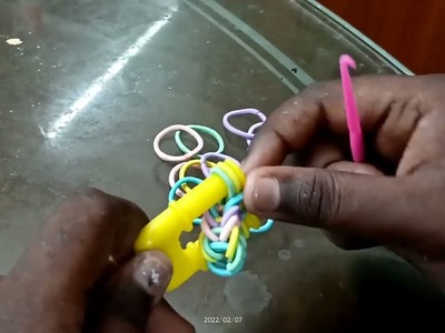 Loom Band I How to make wrist Band I Lathisha's Talents