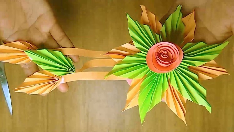 Making flower with paper || Multi colors Flower Wall-Mate || Paper DIY || Ep- 07 || Boudi Studio