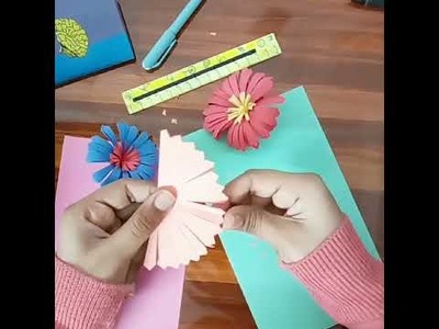 Making flowers????from paper |paper craft| #shorts #youtubeshorts #papercraft