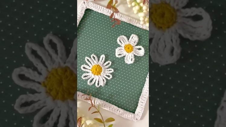 Margaritas de #crochet #flowers #ganchillo #flores #handmade #ganxet #scrapbooking