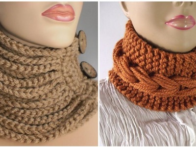 Most Modern #crochet #neckwarmer with impressive patterns #crochetneckwarmer