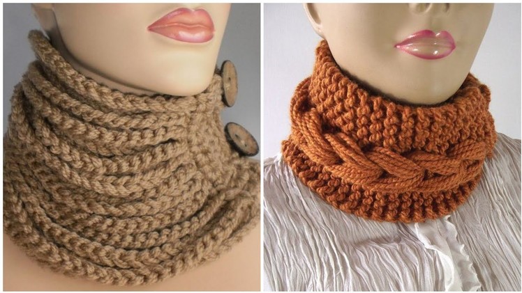 Most Modern #crochet #neckwarmer with impressive patterns #crochetneckwarmer