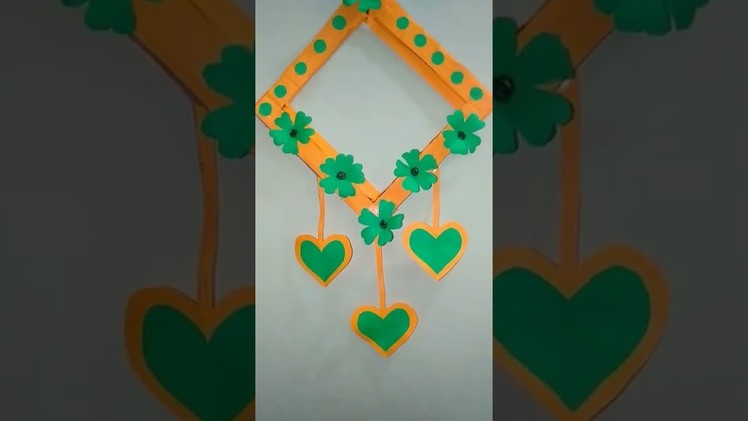 Paper Craft Wall Decorations Ideas || #shorts #papercraft #wallhanging #walldecorationideas #viral