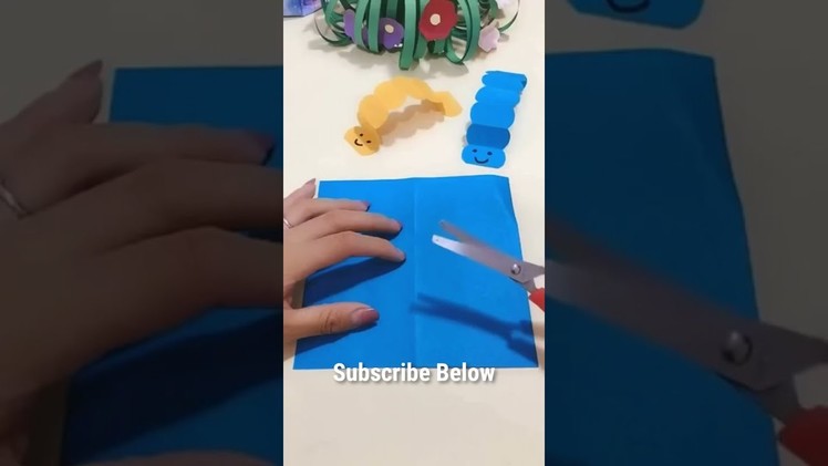 Paper Craft Worm Racers - Step by Step Craft Video to make these worms that really move