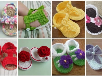 Super Cute and demanding baby #crochet #sandlas patterns #crochetsandals for newborns