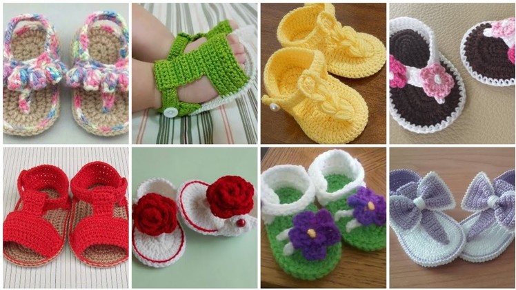 Super Cute and demanding baby #crochet #sandlas patterns #crochetsandals for newborns