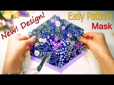 ???? Very Easy New Trending Pattern Mask - Face Mask Sewing Tutorial - Anyone Can Make This Mask Easily
