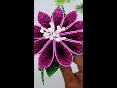 Weeding Decoration Ideas With Foam Flower | Home Decor | DIY Crafts #shorts