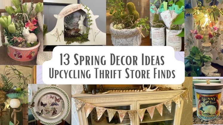 13 Spring Home Decor Ideas Using Thrift Store Finds.Spring Thrift Flips