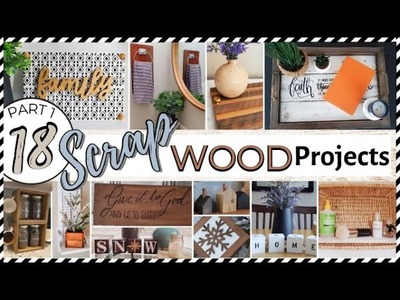 ????18 SCRAP WOOD PROJECTS & IDEAS Part 1 | TRASH TO TREASURE THRIFT FLIPS & DIY FUNCTIONAL DECOR