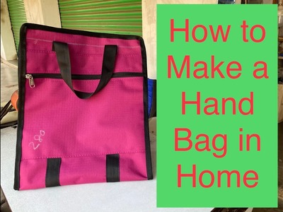 DIY BAG | HOW TO MAKE HAND BAG IN HOME |