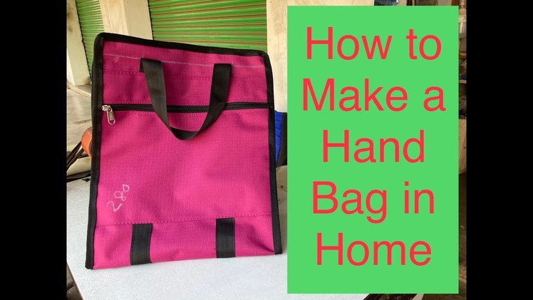 DIY BAG | HOW TO MAKE HAND BAG IN HOME |