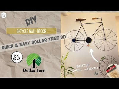 DIY BICYCLE WALL DECOR