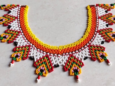 DIY !!! Handmade jewelry | How To Make Beaded Gadi Malaji | Gadiji Malaji | Thakorji Shingar