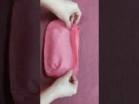 DIY Mini Clutch Bag with wrist strap.sewing tutorials. shorts