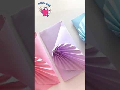 DIY Paper Envelope. Card without glue ✉️ ll Origami Envelope ll Leaf Envelope ll Handmade Envelope