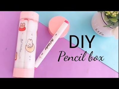 Handmade pencil box idea.DIY pencil box idea.