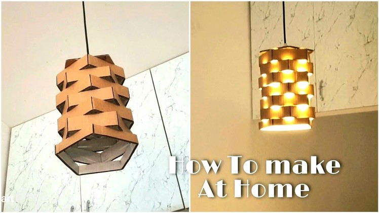 How To Make. DIY. Hanging Light