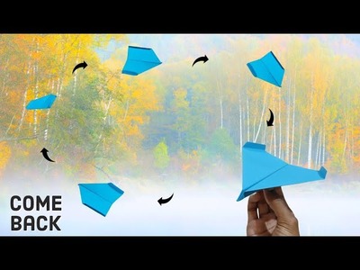 How to Make Flying Boomerang Paper Plane | Boomerang Paper King | Boomerang Plane