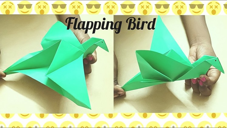 How to make Paper Bird | Flapping bird | Paper craft