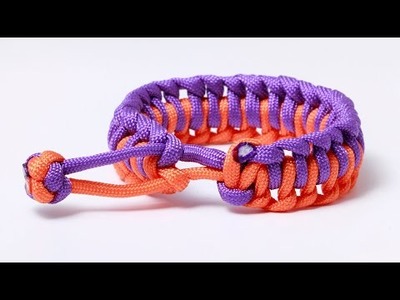 How to Make two-color Paracord Bracelet | Easy tutorial | Step by step