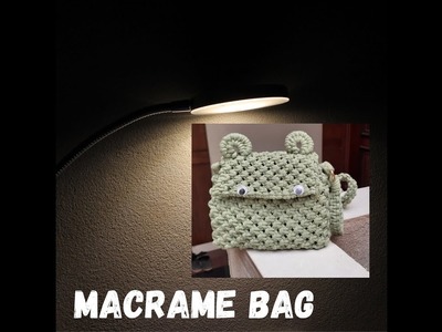 Macrame Bag. Sling Bag DIY