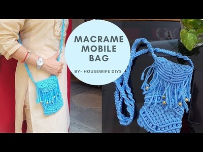 Macrame Fancy Mobile Bag???? ||  Macrame Tutorial || Diy ||